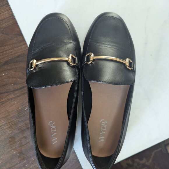 Wide leather loafers size 8 - Picture 2 of 5